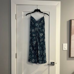 Zara Textured Knotted Midi Skirt